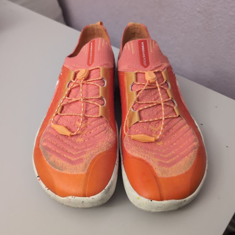Vivobarefoot Primus Trail Puncture Resistant Sneaker Orange Mens Size EU 42 - Picture 4 of 10